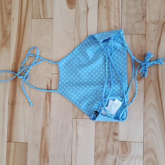 ZARA Polka-dot crop halter top - Picture 9 of 11